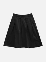 Classic Pintuck Flare Skirt (1c)