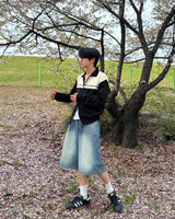 Trin Bermuda denim pants