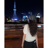 collie short-sleeved knitwear