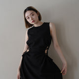 waist side hole one piece