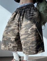 WINGS🪽 RIVET CAMOUFLAGE BERMUDA🩶💚💙🖤2COLOR