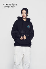 24FW HOSHI X ADLV タイガースケッチ フーディー ブラック