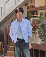 ロフォーム リベット クロップ ロングスリーブ シャツ