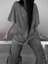 [unisex] pigment cross overfit short sleeve T (2color)