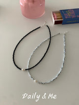 Beads Freshwater Pearl Necklace(2color)