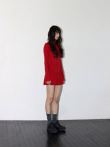 フレアミニワンピース (RED)