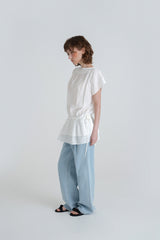 Sally string blouse_white