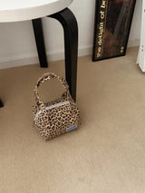 ハンディ ポーチ (beige leopard)