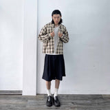 レトロクロッピードプライドシャツ