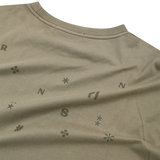 トゥークールオーバーフィットダストカーキ半袖Tシャツ