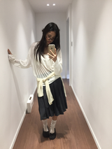 YWD PLEATS SKIRT (2color)