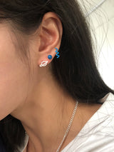 Pastel doodle piercing (Olive)