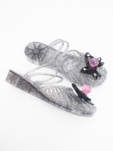 RIBBON JEWEL CANDY JELLY SHOES SET