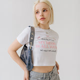 マイハートリボンクロップTシャツ [3COLOR]