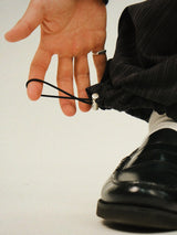 AN Denim Stripe Balloon Banding Pants