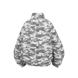 RELABEL Interactive (Black Bone) V-Cut Bone Structure Muscle 90 National Standard Inner/Outer Layered Rib-Knit Down Jacket
