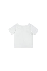 シマーロゴTシャツ_アイボリー