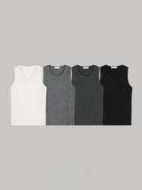 LMN アーサーステッチマッスルフィットノースリーブ (4 colors)
