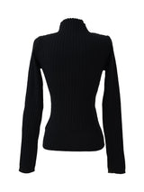 three slit ribbed knit