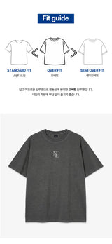 NTE モノグラム ピグメントダイド ショートスリーブ Tシャツ(3color)