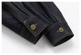 Raw Denim Fitted Work Jacket