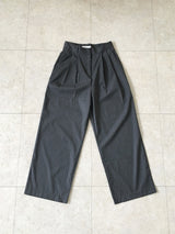 Pinstripe wide slacks