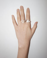 [925SILVER] ICING COOKIE STAR STUD RING