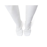 Side Cut-Out Open Toe Boots Heel(White)