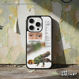 Y2K アーカイブ デザイン エポキシ バンパー iPhone ケース