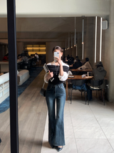 Messy's 104 Deep Wash Bootcut Denim 