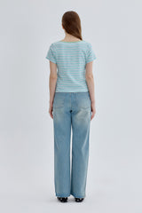 Stripe T-shirt [Green]
