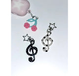 ♫ play note keyring ♫ (6color)