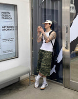 No.0771 camo cago bermuda SHORTS
