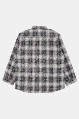 Moss bleach ombre check shirt