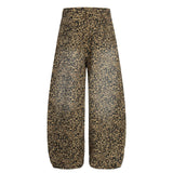 Rita Heart Leopard Wide Pants