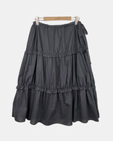 Hachu Tiered Midi Skirt