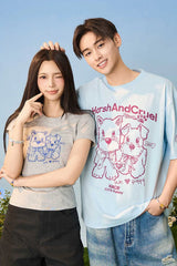 プレイフルドッググラフィックTシャツ
