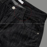 NOS119 Double Belt Non-Fade Denim Pants (XS ~ L)