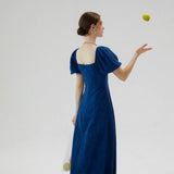 Blair heart neck long dress