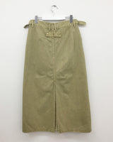 Rivet Pigment Skirt (2color)