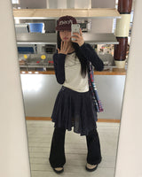 [ORIGINAL] Allen frill check skirt
