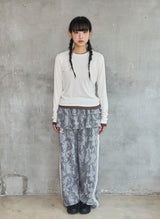 STAR LAYERED LONG SLEEVE - CREAM