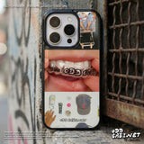 ヒップ アーカイブ コラージュ エポキシ バンパー iPhone ケース