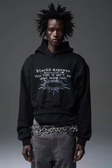 BNP x Black8 プリントクロップフーディー