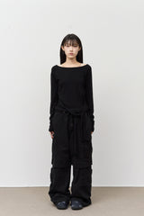 (W) Oat Tie Top