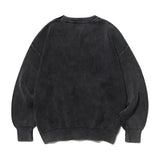 Pigment Washed Balloon Knit (Charcoal)