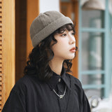 On the Moment Original Denim Watch Cap C2 KHAKI