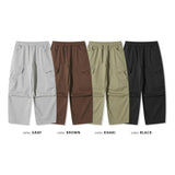 ASCLO Solid Banding Cargo Pants (4color)