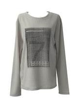 リブセブングラフィックニットTシャツ (3color)