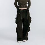 POCKET CARGO PANTS / BLACK